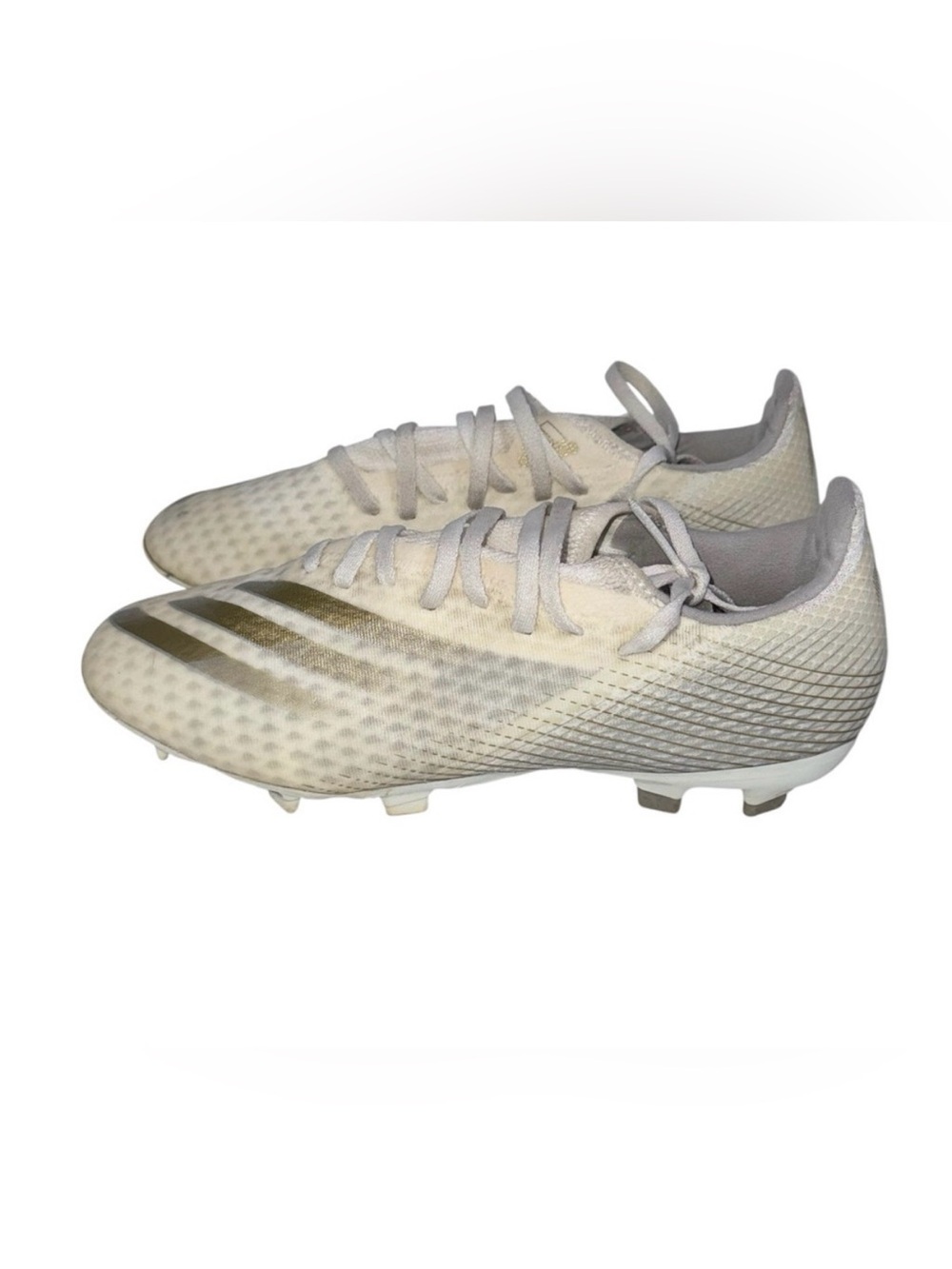 Adidas X Ghosted.3 FG football boot shoe cleat  Metallic Gold Melange EG8193